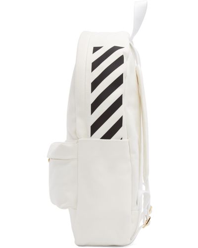off white canvas backpack