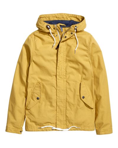 canvas rain jacket