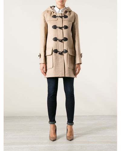 burberry duffle coat camel