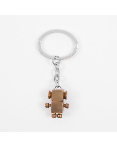 Tiny Robot Keyring Creative Movable Robot Keychain Cartoon Pendant