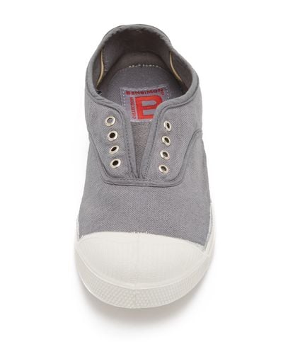 Bensimon Canvas Tennis Elly Sneakers in Gray - Lyst