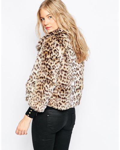 short leopard print jacket