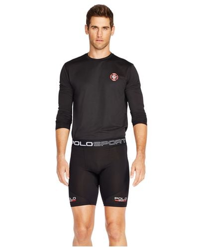 polo compression shorts