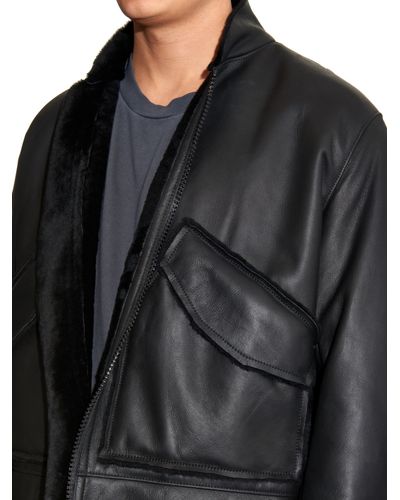 yeezy leather jacket