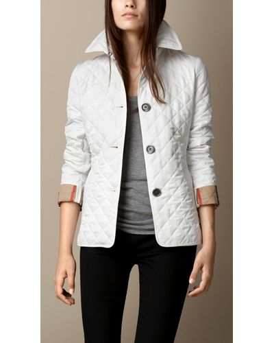 burberry white jacket