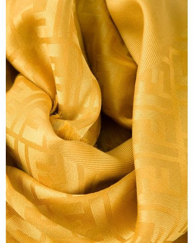 Fendi scarf yellow Clearance