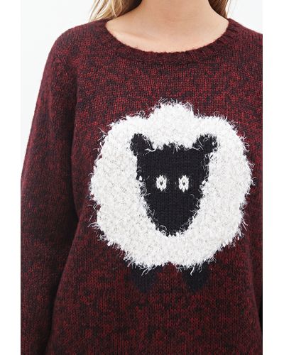 fluffy sheep sweater