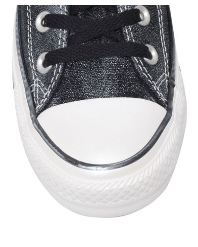 Converse Black Sparkle Wash Chuck Taylor All Star Hi-Top Trainers - Lyst