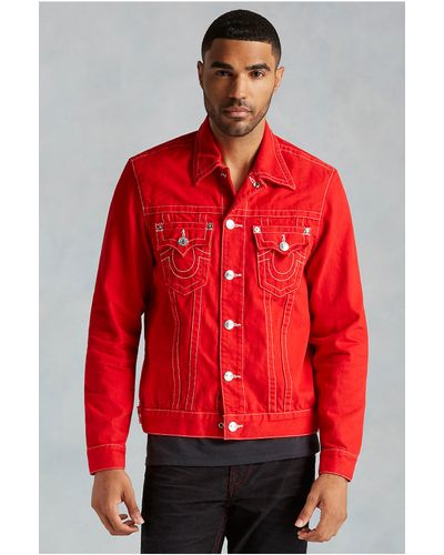 red true religion denim jacket