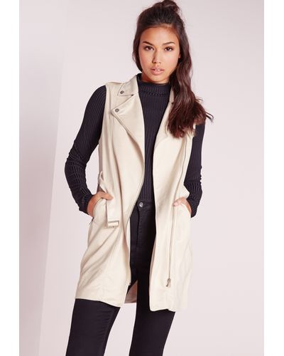 sleeveless suede jacket