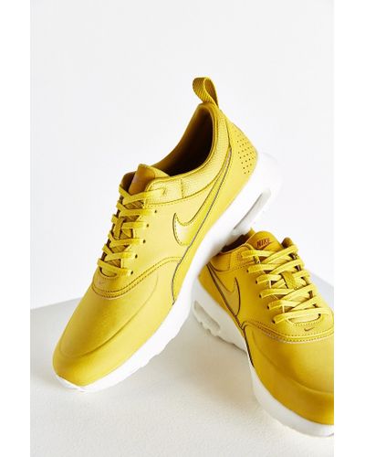 nike air max thea yellow