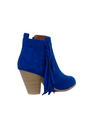 cobalt blue booties