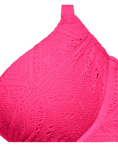 H&M Super Push-Up Bikini Top in Neon Pink (Pink) - Lyst
