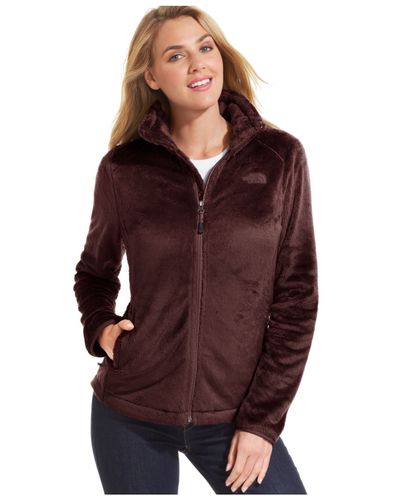 north face fuzzy zip up jacket