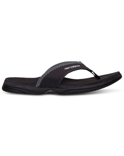 New Balance Klone Lab By Women'S Jojo Thong Sandals From Finish Line in Black/Black (Black) | Lyst