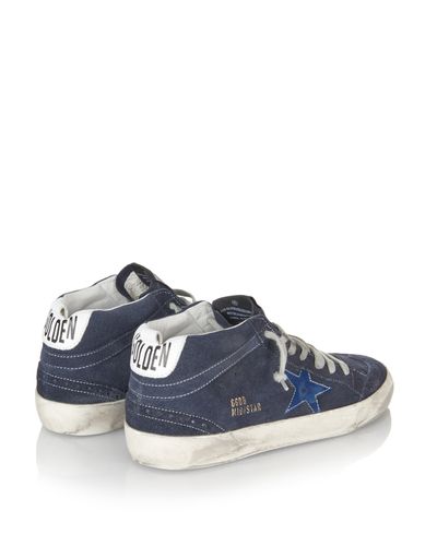 golden goose navy mid star