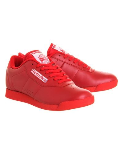 red reebok princess