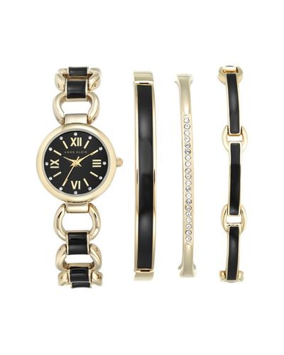 anne klein bangle watch and bracelet set