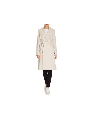 Admiral Crepe Trench Coat, Theory Belted Crepe Trench Coat
