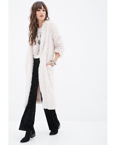 faux fur duster