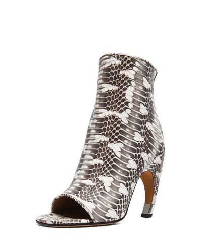 givenchy snake print boots