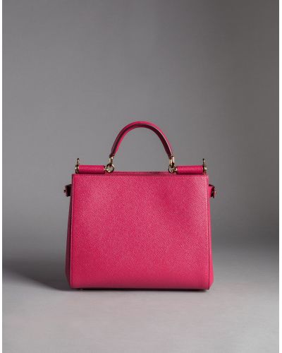 Dolce & Gabbana Dauphine Calfskin Sicily Shopping Bag in ...