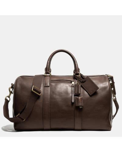 coach duffle bolsa brown