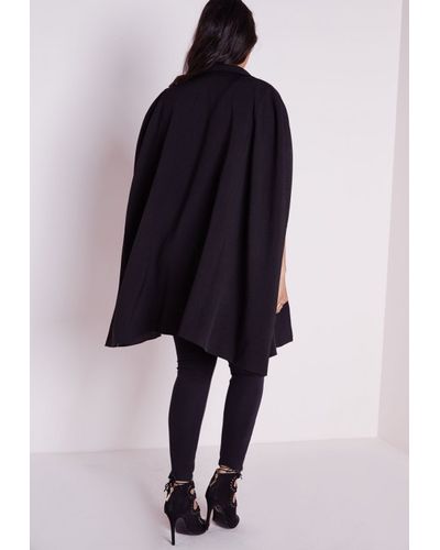 black cape blazer plus size
