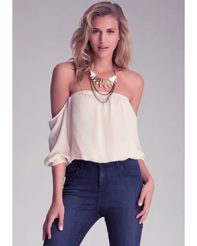 bebe off the shoulder