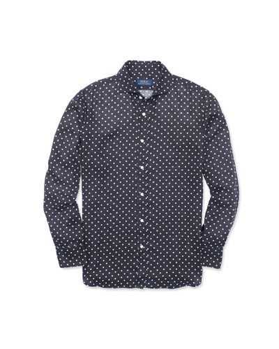 ralph lauren polka dot polo shirt