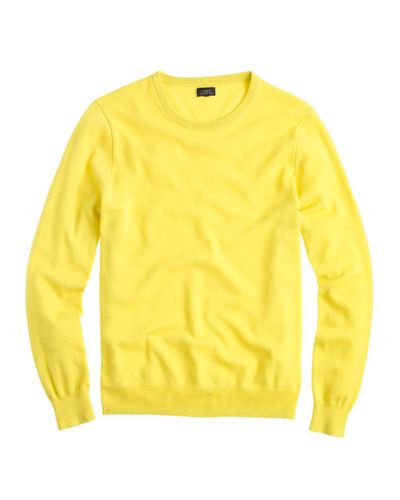 Yellow crewneck sweater Clearance