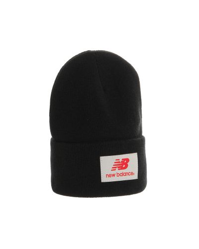 New Balance Synthetic Troy Beanie Hat in Black for Men - Lyst
