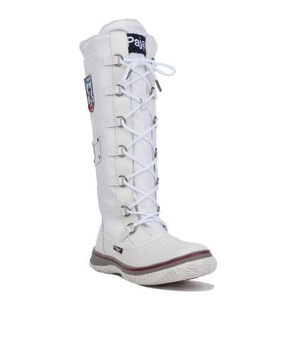 white pajar boots