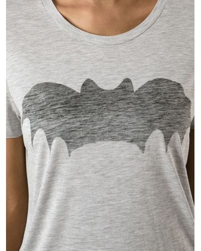 Zoe Karssen 'Bat' T-Shirt in Grey (Gray) - Lyst