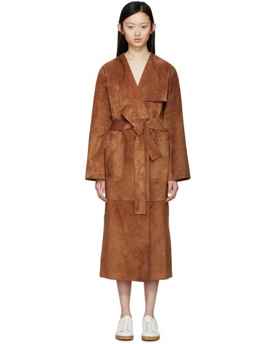 loewe suede coat