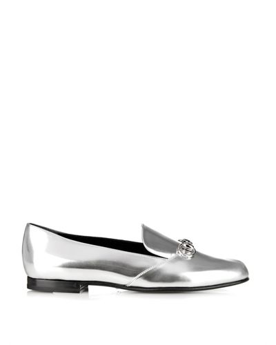 kira embossed stretch loafer