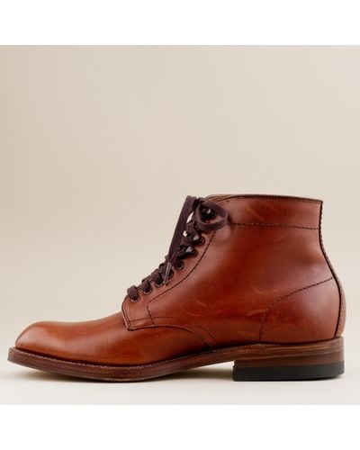 Alden Alden® For J.crew Plain-toe Boots - Brown