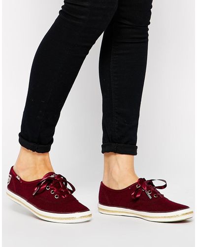 Burgundy keds Clearance