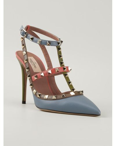 valentino blue pumps