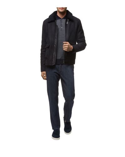 brioni shearling jacket
