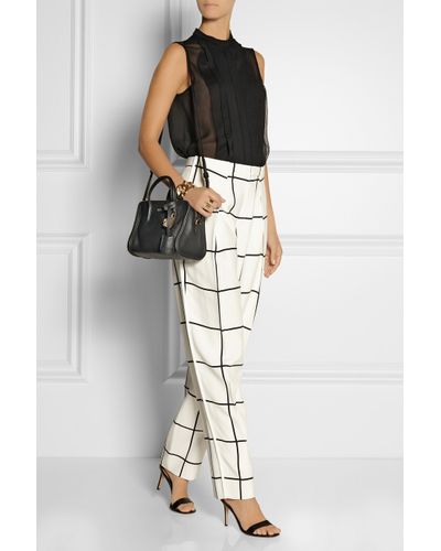 Alexander McQueen Padlock Mini Textured-Leather Shoulder Bag in ...