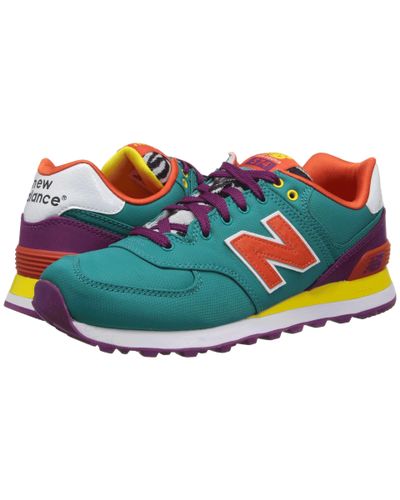 New Balance Wl574 - Pop Safari in Blue/Purple (Blue) | Lyst