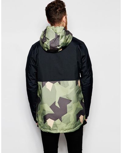 Clwr Jacket In Camo With Hood for Men - Lyst