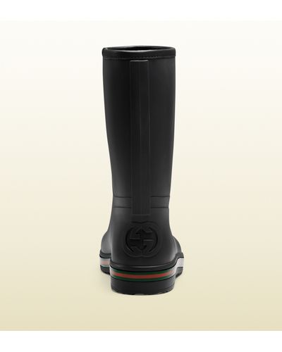 gucci rain boots saks