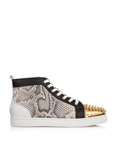 louboutin yellow sneakers