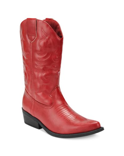 rampage red boots