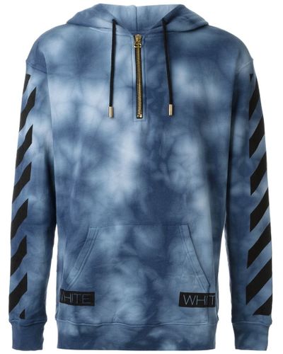 tie dye white hoodie