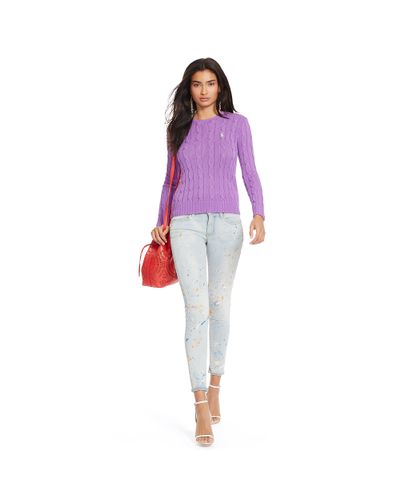 ralph lauren sport cable knit sweater