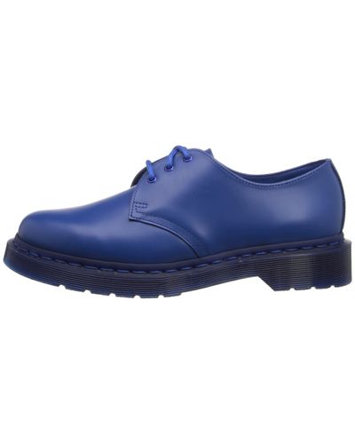 Dr. Martens 1461 Mono 3-Eye in Blue | Lyst