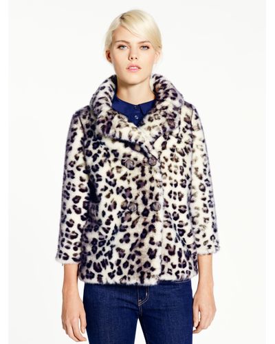 leopard peacoat
